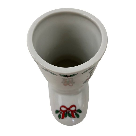 Studio Nova Large Boot Vase Planter Christmas Shoppers Porcelain MZ543 Boxed - Picture 5 of 10